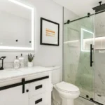 custom glass shower installation